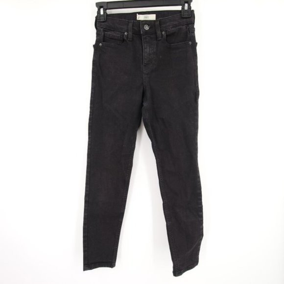 Topshop Denim - TopShop Jamie Black Moto Skinny Jeans Size 25
